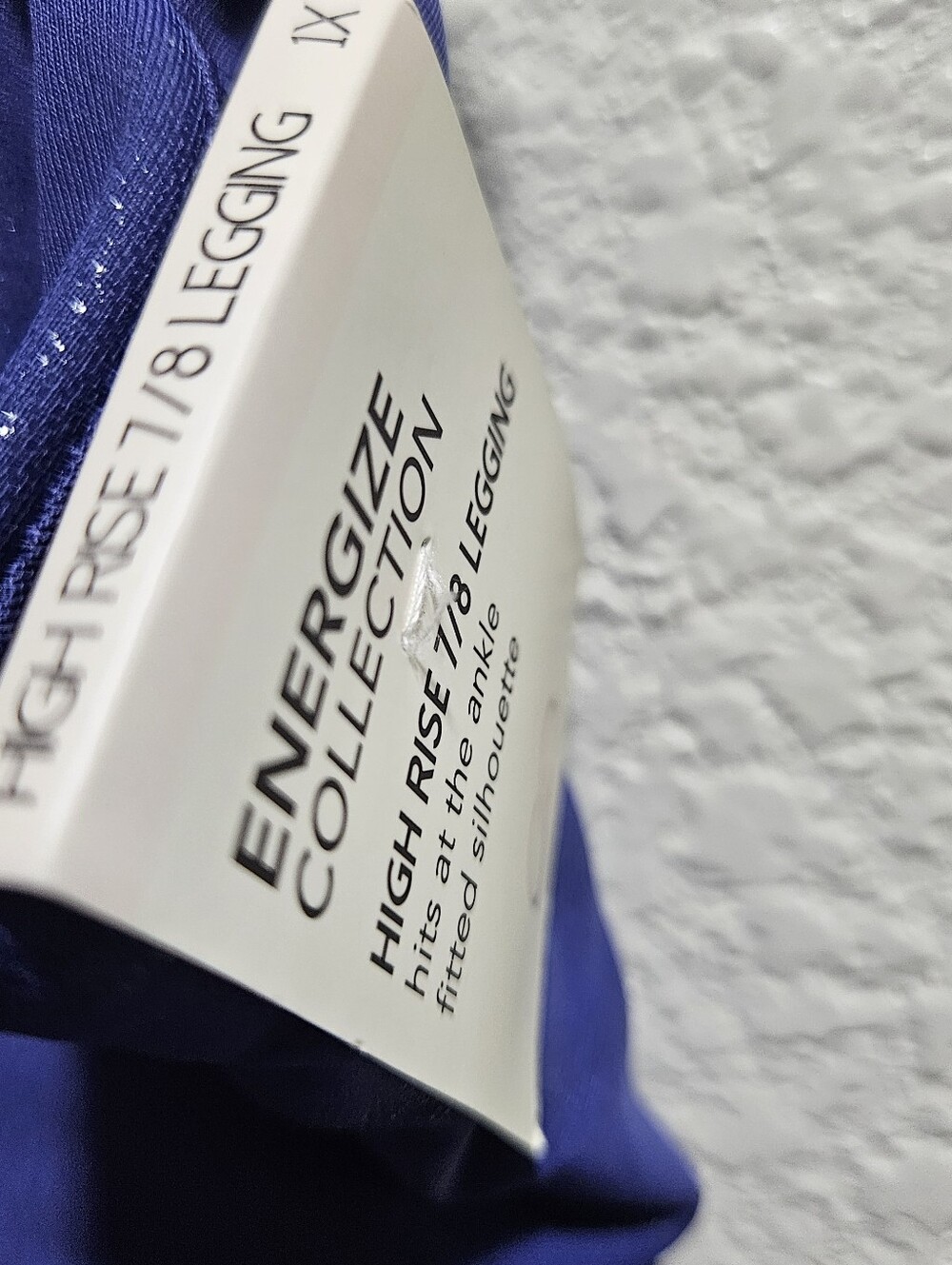 Calia Energy Collection High Rise Legging - Foil Navy- Size 1X - Picture 4 of 9